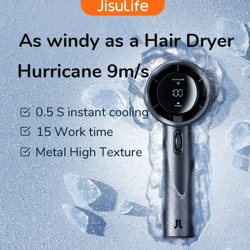 JISULIFE Mini Portable Hand Fan