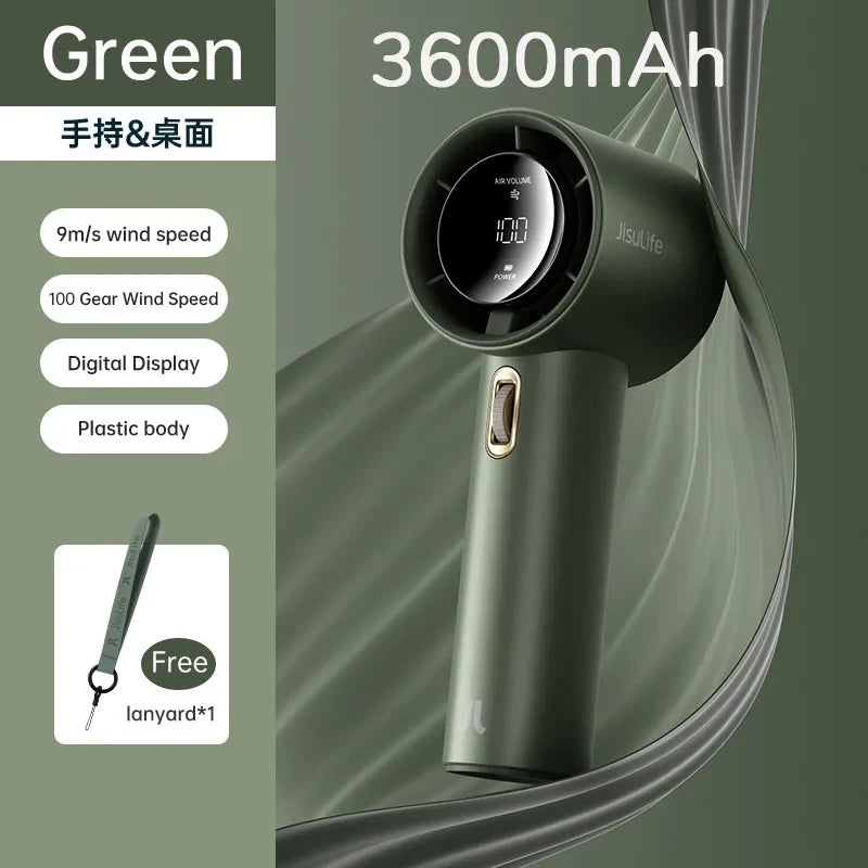 JISULIFE Mini Portable Hand Fan