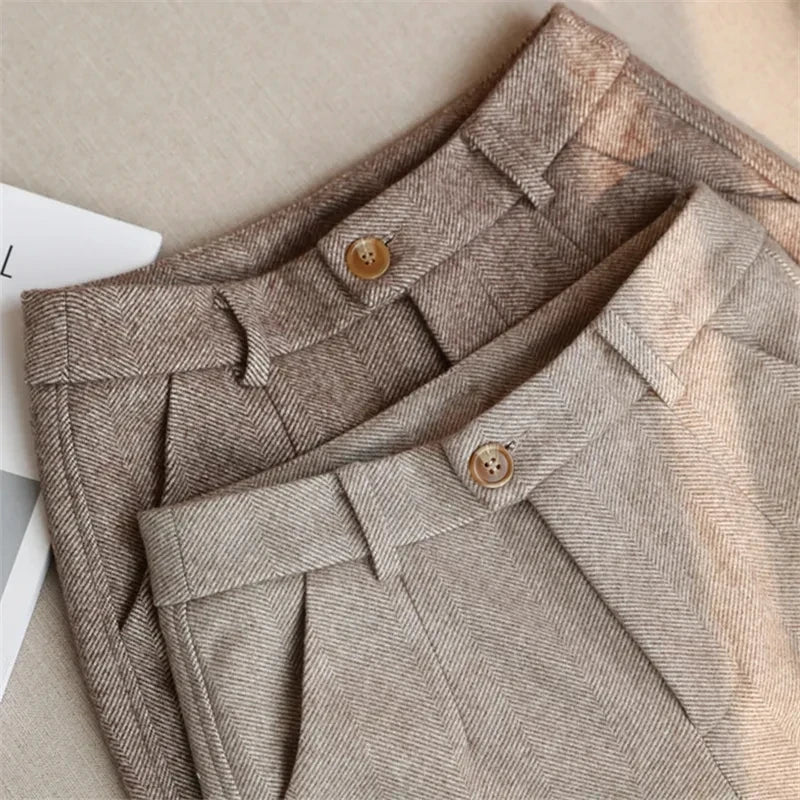 Wool Harem Trousers