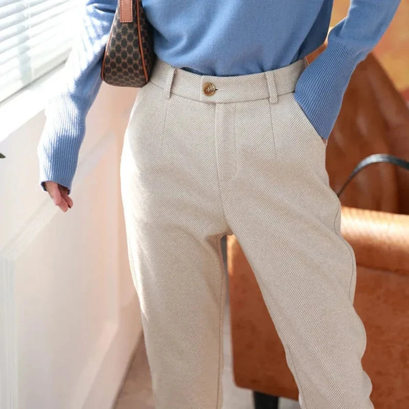 Wool Harem Trousers