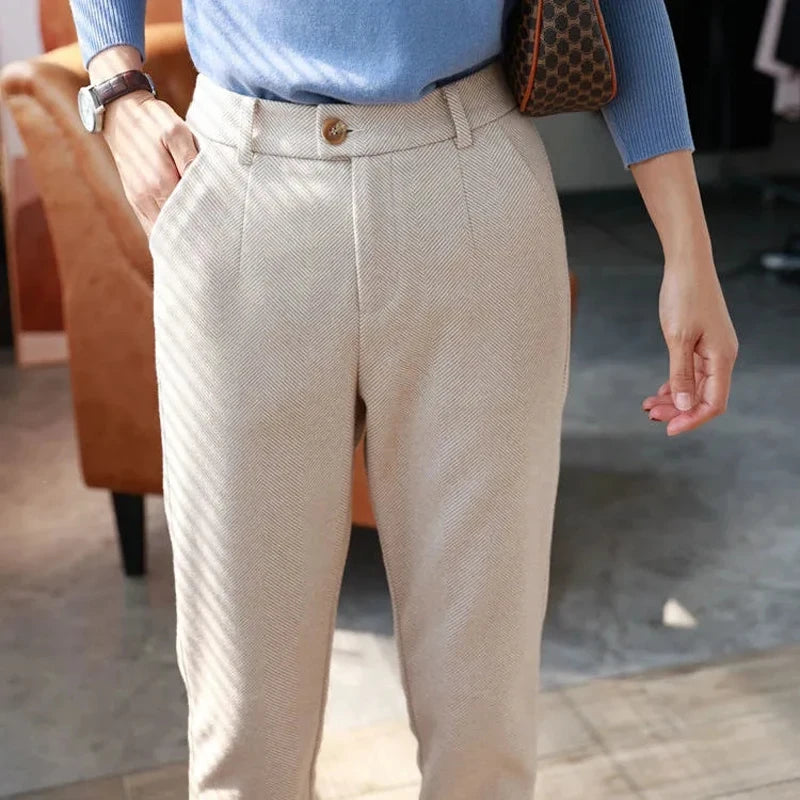 Wool Harem Trousers