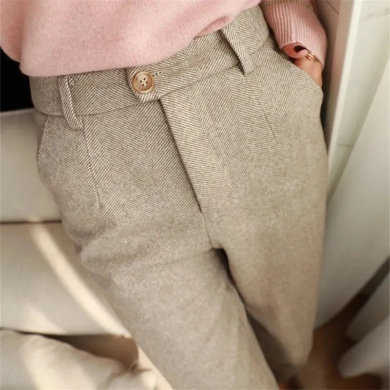 Wool Harem Trousers