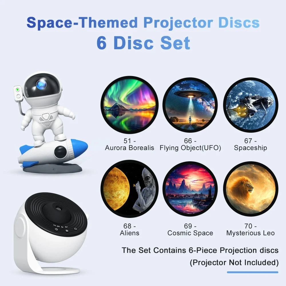 Galaxy Projector Starry Sky 6 Pack