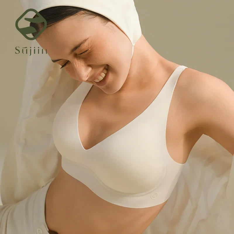 Seamless Wireless Push-Up Bra
