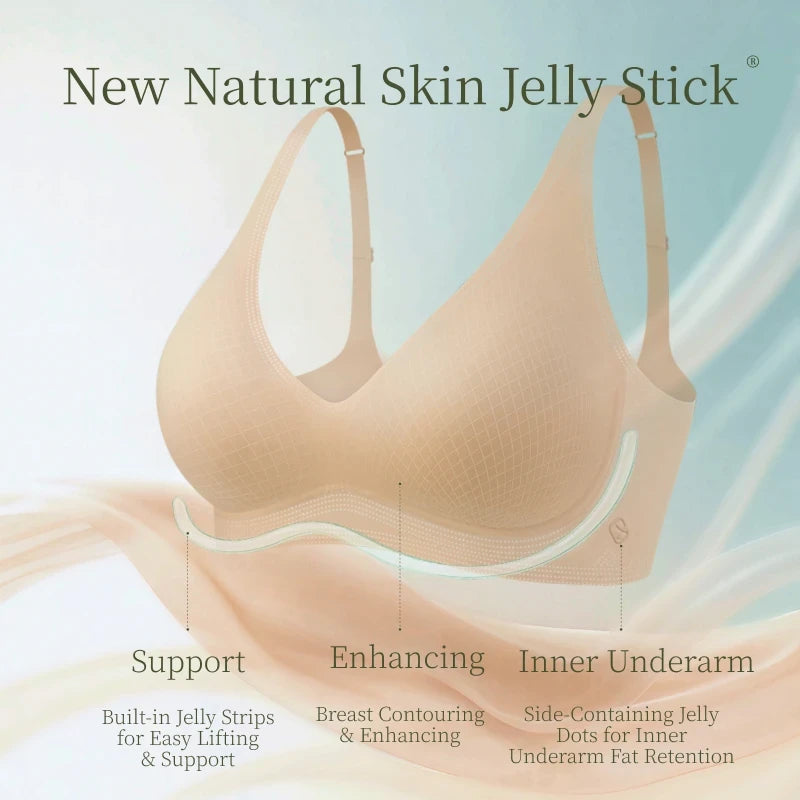 Seamless Wireless Push-Up Bra