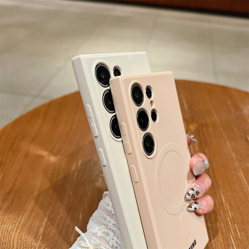 Magnetic Liquid Silicone Phone Case