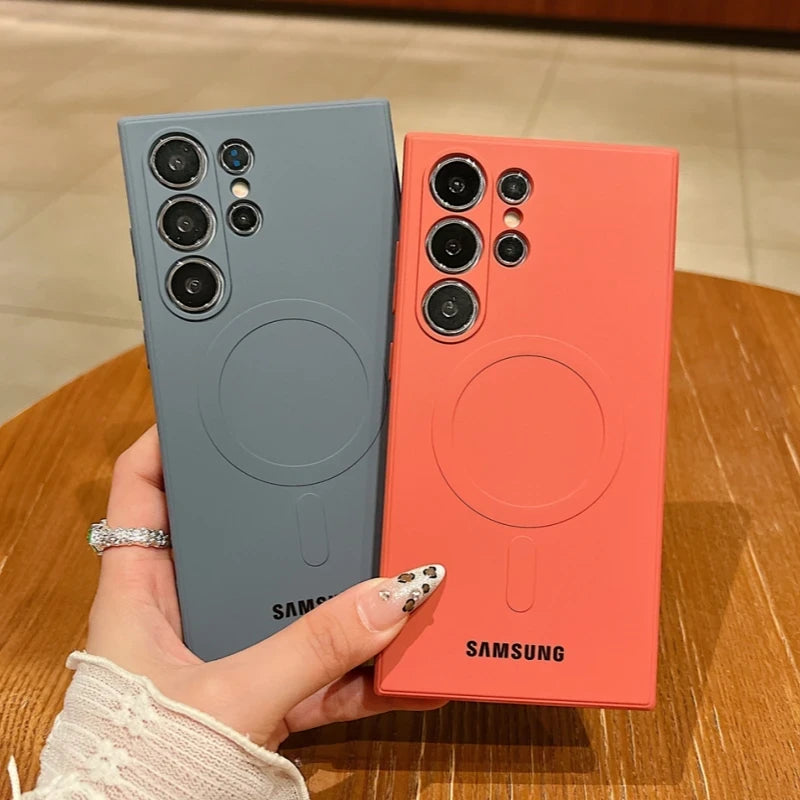 Magnetic Liquid Silicone Phone Case