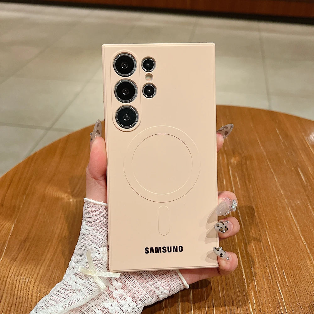 Magnetic Liquid Silicone Phone Case