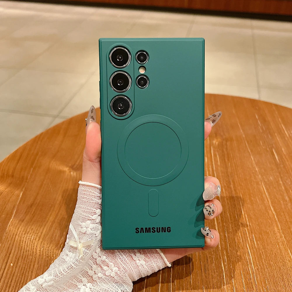Magnetic Liquid Silicone Phone Case
