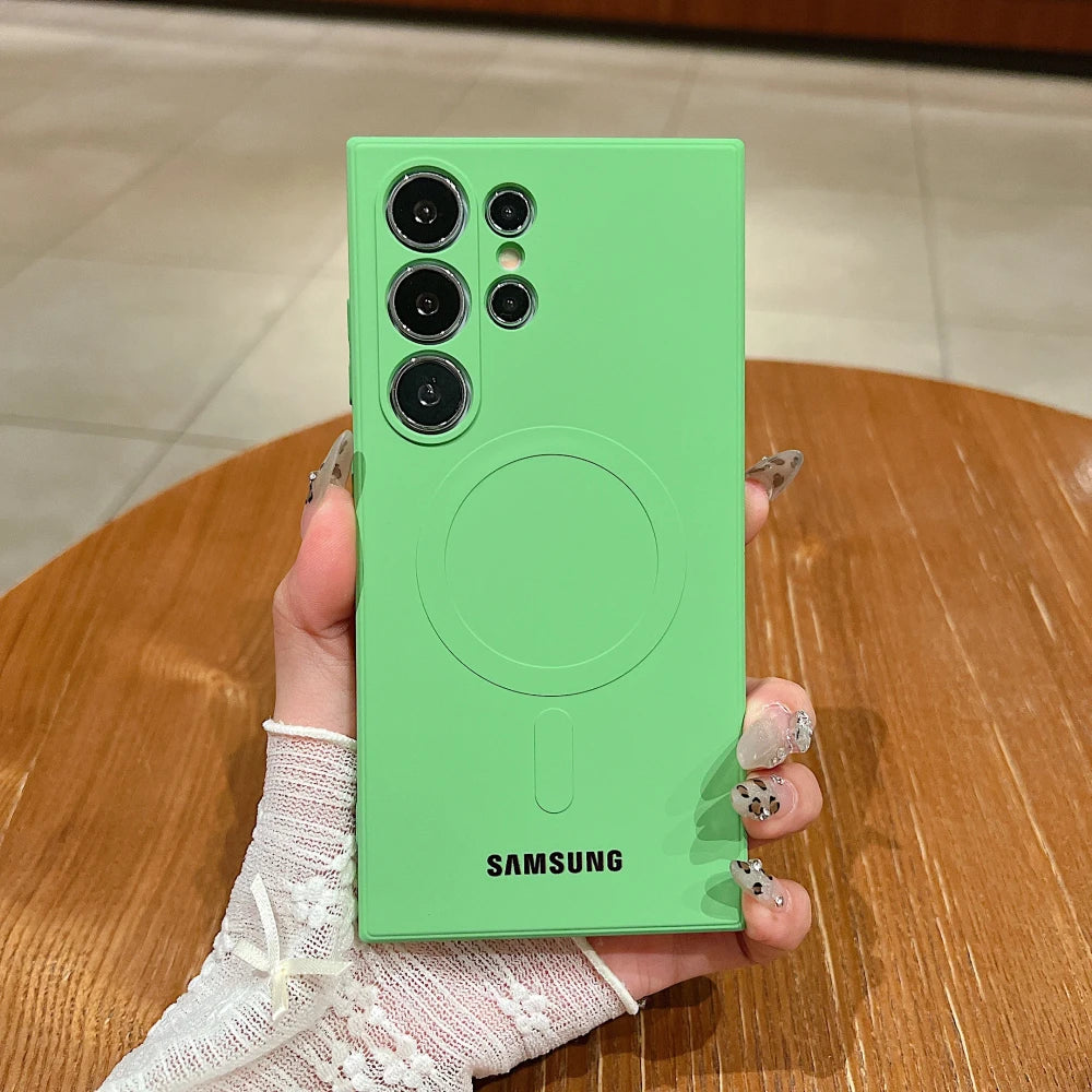 Magnetic Liquid Silicone Phone Case