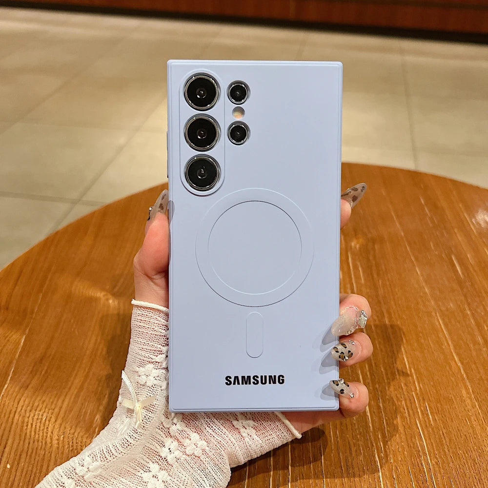 Magnetic Liquid Silicone Phone Case