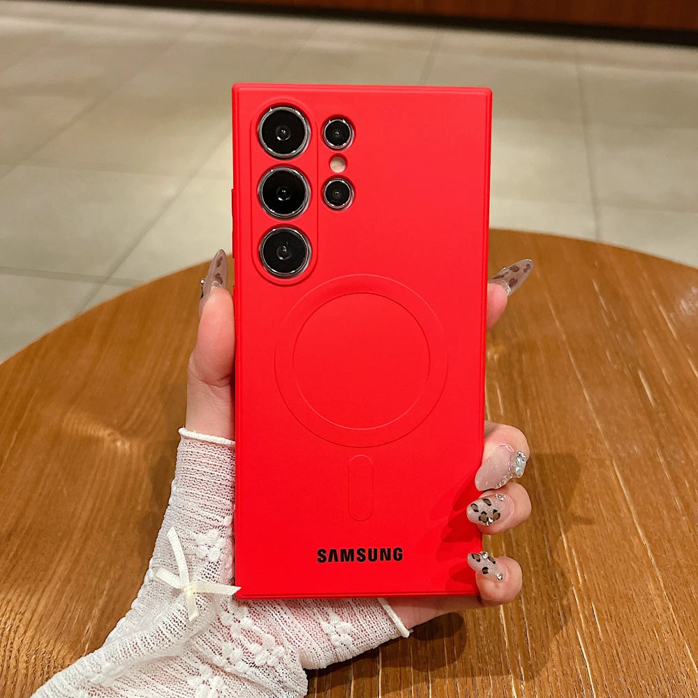 Magnetic Liquid Silicone Phone Case