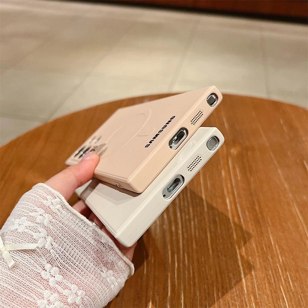 Magnetic Liquid Silicone Phone Case