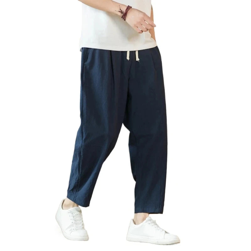 Loose Cotton Linen Harem Pants