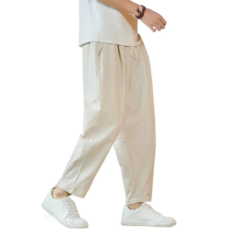 Loose Cotton Linen Harem Pants