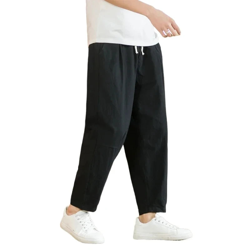 Loose Cotton Linen Harem Pants