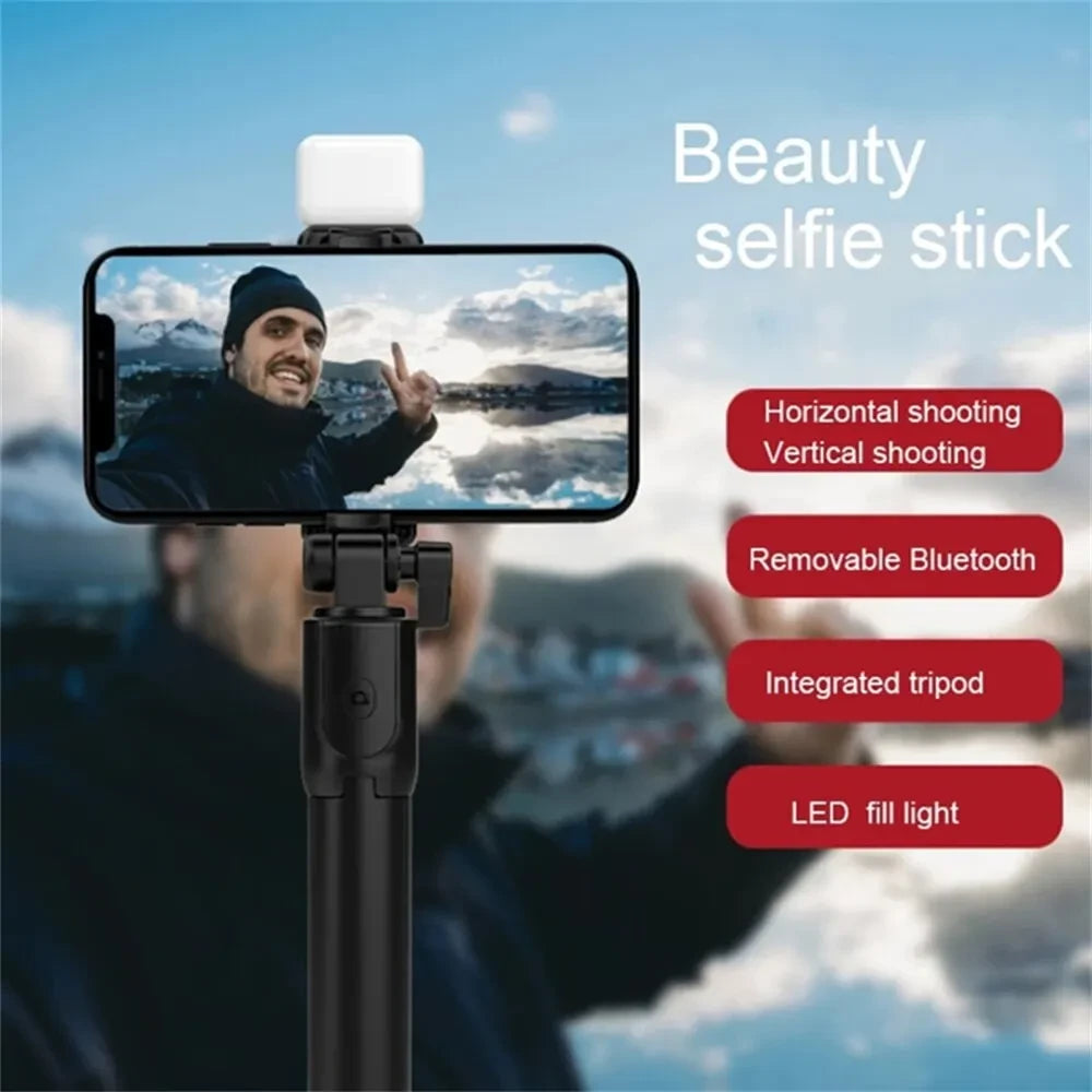Portable Bluetooth Tripod Selfie Stick